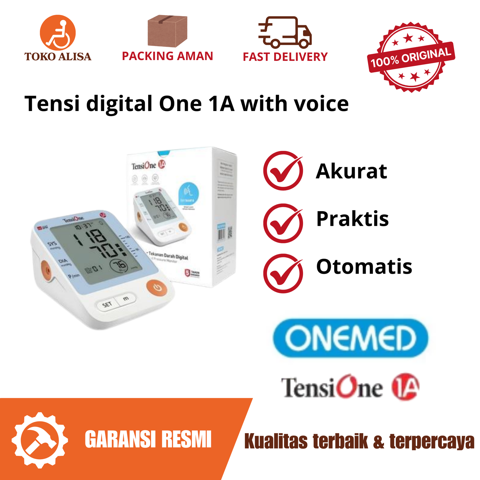 Tensi digital One 1A with voice